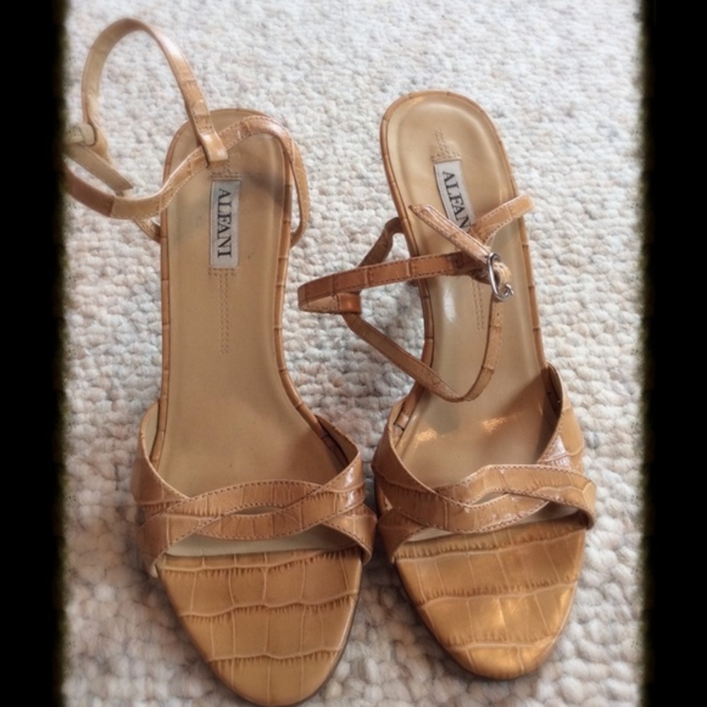 Alfani Croc Pattern Sandals